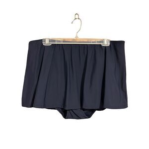 Lycra LeCove Swim Skirt Skort Navy Blue Bottoms Only Women’s Size 22W NWT